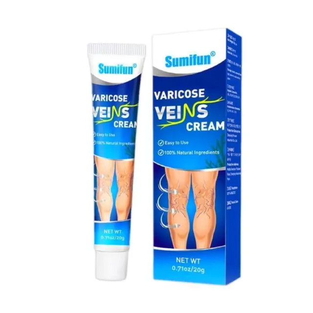Crema para el cuidado de las venas varicosas | Tratamiento eficaz de las piernas | Fórmula I19C |USPS