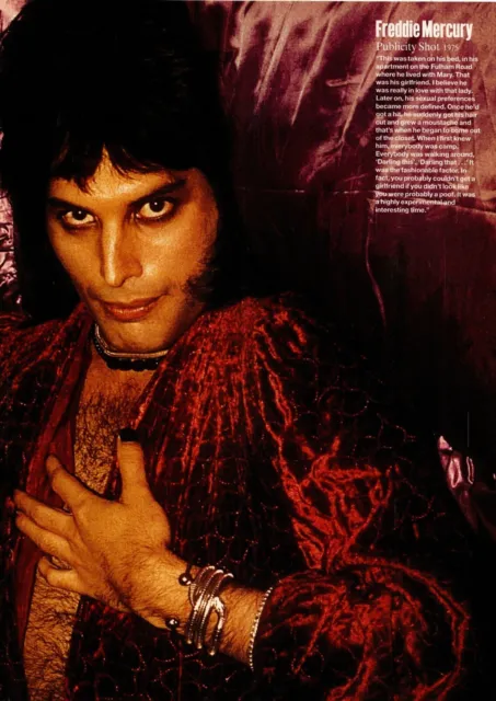 Ptp24 Magazine Picture/Article 11X9" Freddie Mercury