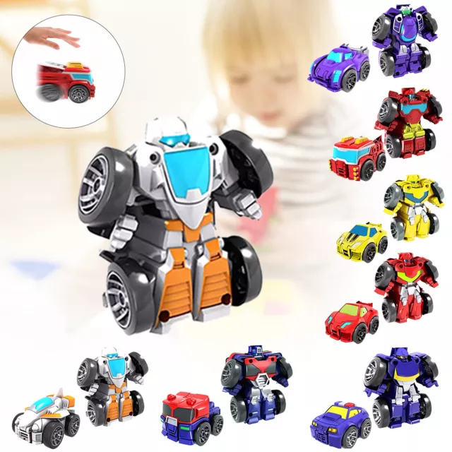 Toddler Transforming Robot Construction Vehicles Collectible Set – Transforming