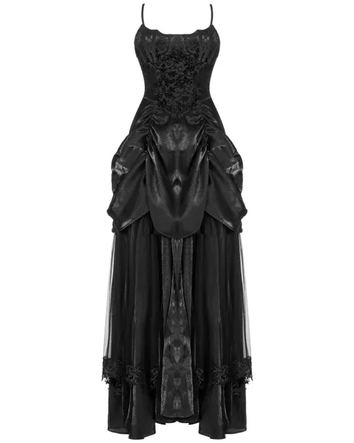 Punk Rave Womens Baroque Gothic Devore Wedding Prom Dress