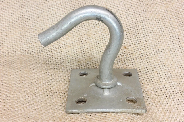 Old Plant Hook Porch Ceiling Wall Clothesline Vintage Barn Find 1 3/4” unused 3