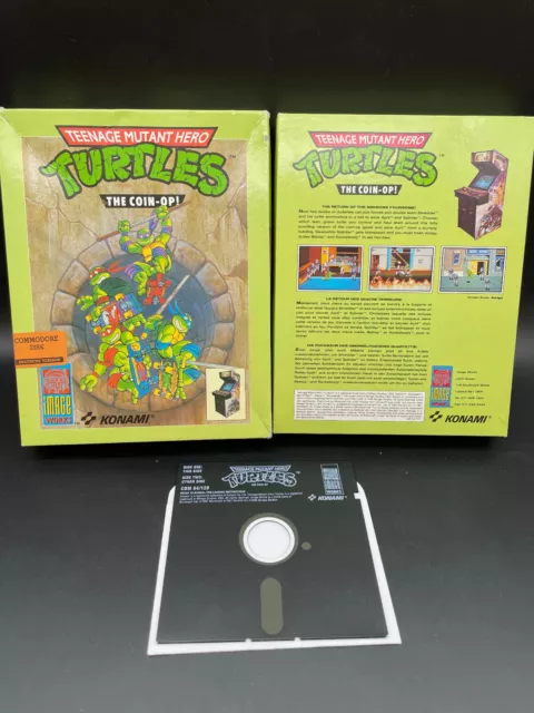 Teenage Mutant Hero Turtles The Coin-OP! - Commodore/C 64/128 Disk -BIG BOX- OVP