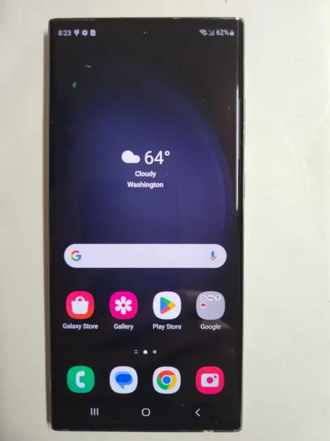 Samsung Galaxy S23 Ultra - SM-S918U - 256GB  Phantom Black (Unlocked) Smartphone