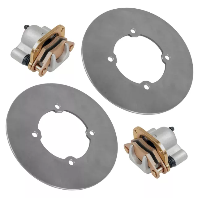 Calipers W/ Brake Discs Front Right & Left For Polaris Trail Boss 350L 1990-1992