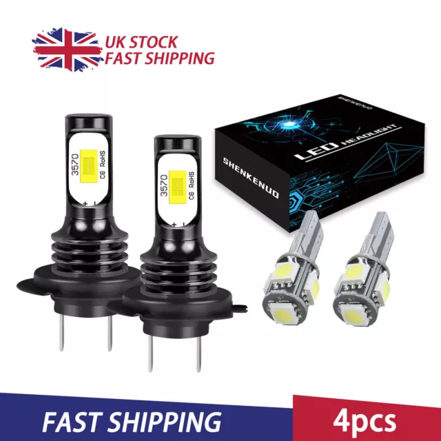 FOR FORD GALAXY 2000+ CANBUS ERROR FREE H7 499 LED Headlight Bulb Conversion Kit