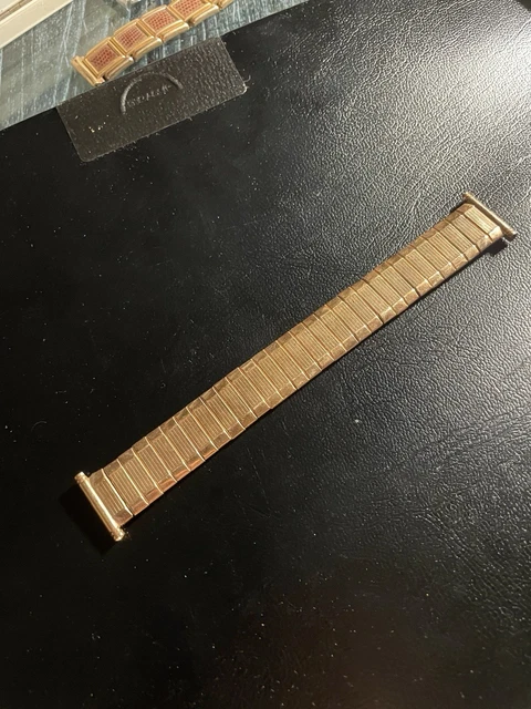 Bracelet De Montre Vintage Rowi En Métal Doré - Taille Femme - Super état - Occasion