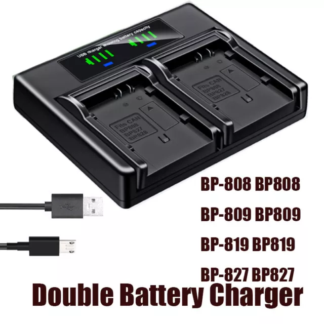 Wall Battery Charger For CANON BP-819 VIXIA HF10 HF11 HF20 HF21 HF100 HF200 HG20