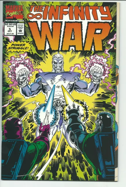 The Infinity War # 5  Marvel Comics 1992 Magus Giant Wraparound Foldout