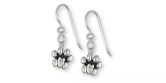 Lion Paw Earrings Jewelry Sterling Silver Handmade Lion Earrings LPW2-FW