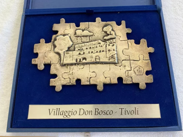 Medal Centenario Della Nascita Don Nello Del Raso Villaggio Don Bosco Tivoli