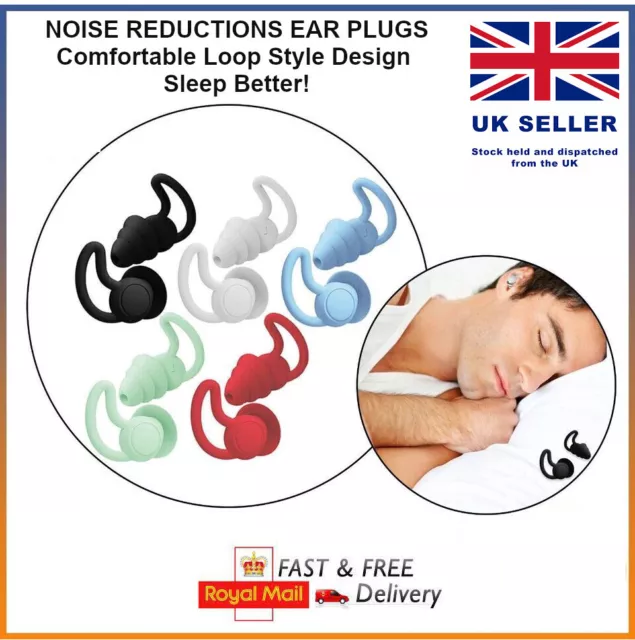 3 Layer Earplugs Noise Cancelling Comfortable 40dB Ear Plugs For Sleep Work