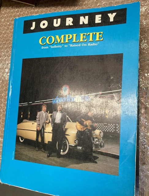 JOURNEY COMPLETE from Infinity to Raised on Radio sheet music songbook ...