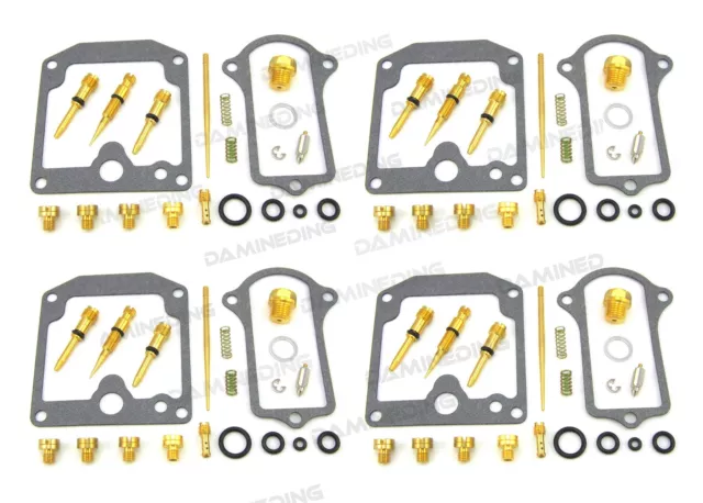 4 x 77-78  kz650 kz650c kz650d kz650b carburetor CARB REPAIR rebuild KIT