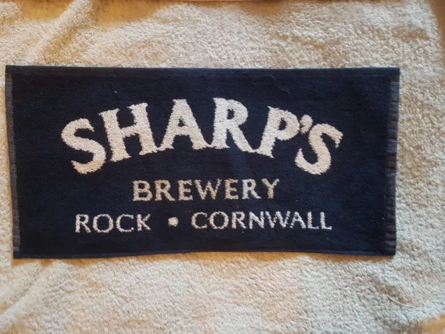 Sharp's Brewery Rock Cornwall Unused New  Bar / Beer Towel