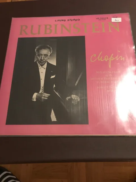 Chopin Sonate No 2/3 LP Rubinstein 7050