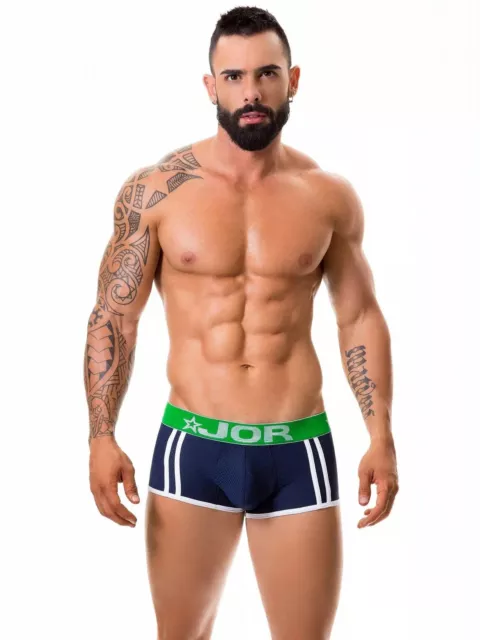 JOR 0122 Herren Boxershorts -  Boxer Trunk Unterhose Retroboxer Mesh