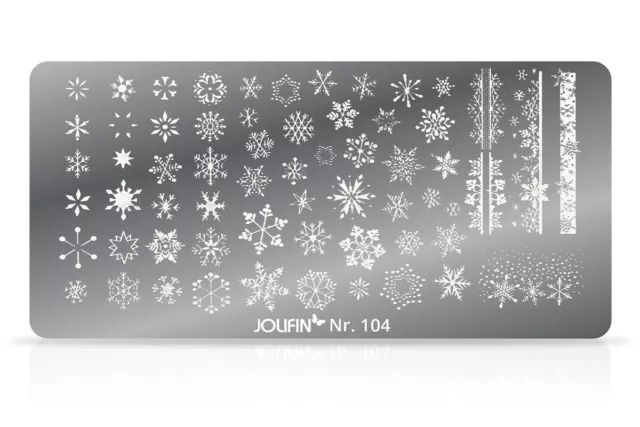 Jolifin Stamping-Schablone Nr. 104 #P31