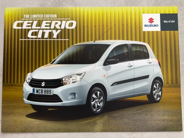 Suzuki Celerio City UK Market Car Sales Brochure - August 2017