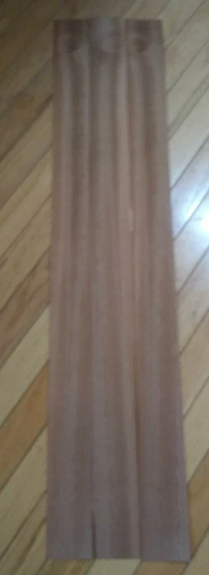 3 pieces Sapele mahogany wood veneer 38 1/4" x 2 3/4" & 1/42 ribbon edgebanding 3 pieces Sapele mahogany wood veneer 38 1/4" x 2 3/4" & 1/42 ribbon edgebanding