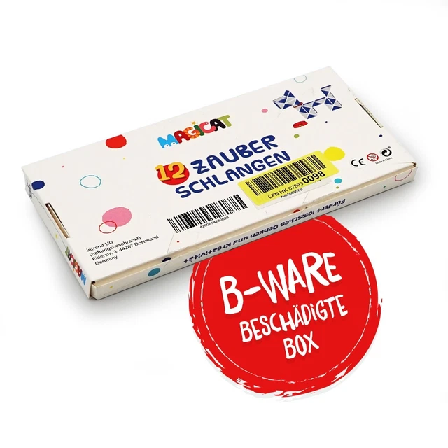 Magische Schlangen Spielzeug Set - 12er/24er Pack für Kindergeburtstag Give Aways & kreative Formen