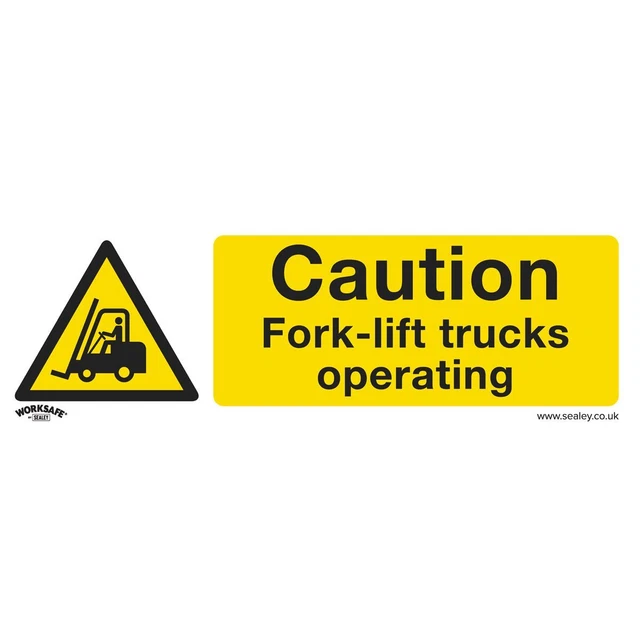 Sealey SS44P1 Avertissement Signe de Sécurité - Caution Fork-Lift Camions -