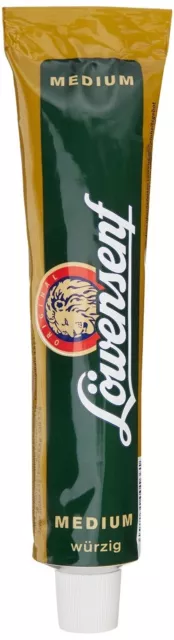 Löwensenf Medium Spicy IN Der Tube With 100% Natural Ingredients 100ml