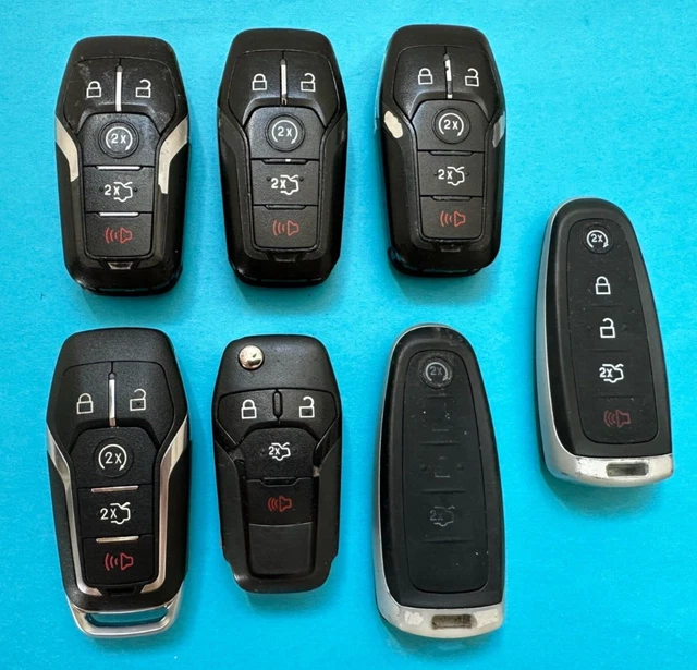 LOCKSMITH LOT of 7 FORD LINCOLN SMART KEYS REMOTES KEY FOBS FUSION FLIP NR! LOCKSMITH LOT of 7 FORD LINCOLN SMART KEYS REMOTES KEY FOBS FUSION FLIP NR!