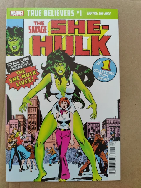 TRUE BELIEVERS EMPYRE SAVAGE SHE HULK #1 NM, John Buscema NM Marvel 2020