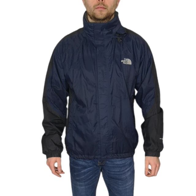 Men's The North Face Hyvent Hooded Rain Jacket In Blue Size Medium
