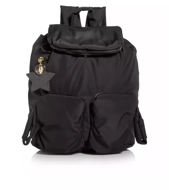 See by chloe Joy Rider black nylon backpack
