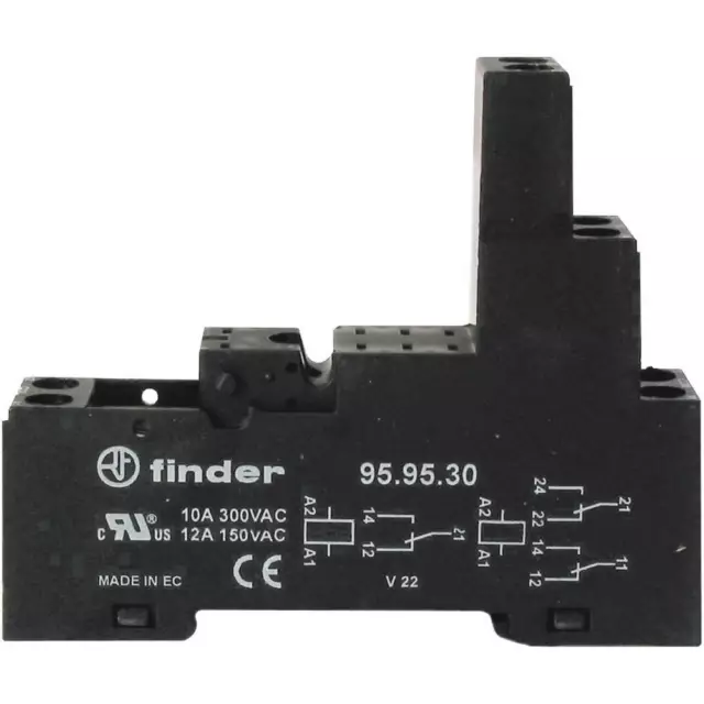 Finder 95.95.30 Support relais Adapté pour série (relais): Finder série 40