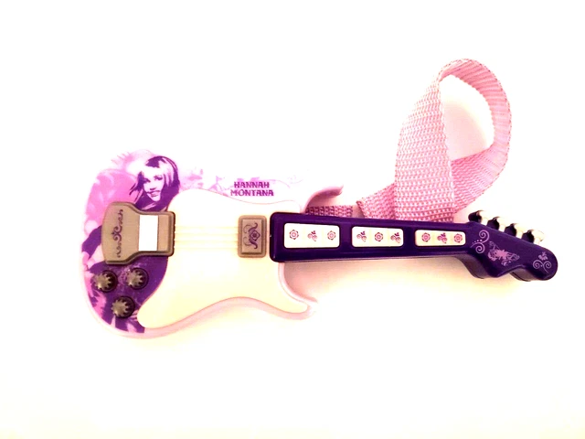 BUILD A BEAR Hannah Montana Plastic Toy Guitar That Plays Songs