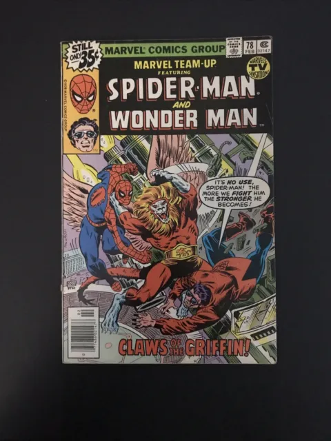 Marvel Team-Up #78 February 1979 Spider-man Wonder Man