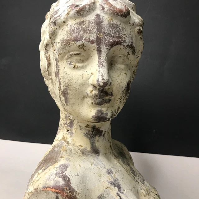 Busto L Antico IN Terracotta Patinato 20e Non Firmato