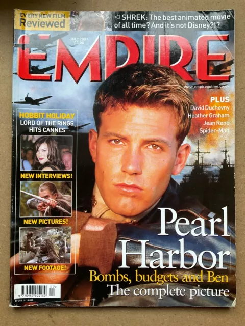 Empire Magazine #145 - July 2001 - Pearl Harbour, Shrek, Lord of the Rings, Reno