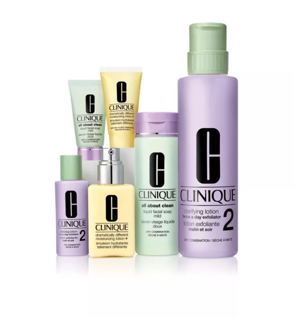 192333152201 CLINIQUE SET Great Deal For Dry Combination Skin Liquid Facial Soap