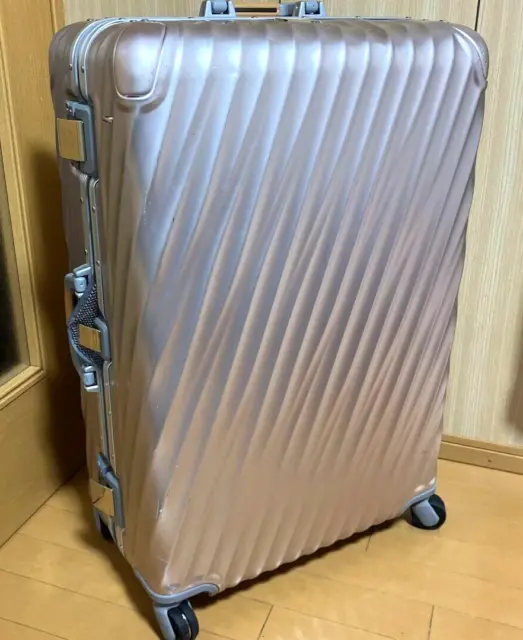 TUMI 19 Degree Extended Trip Aluminum Travel Luggage Suitcase 4 wheels 3 Locks