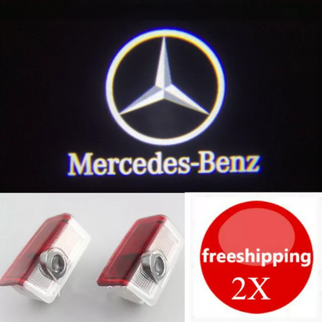 LED Door Courtesy HD Light Ghost Shadow Laser Projector For Mercedes-Benz