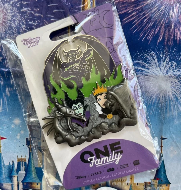 DISNEY ONE FAMILY Pin Guest 2022 Maleficent Chernabog Evil Queen