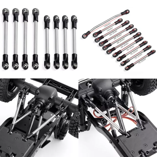 Titan Alloy Metall Chassis Steering Rod für MST CFX Series RC Modell Auto Truck