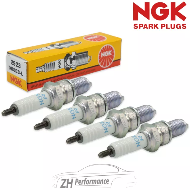 4x NGK 2923 DR8ES-L Motorrad Zündkerze für Honda CBX Yamaha Kawasaki Suzuki