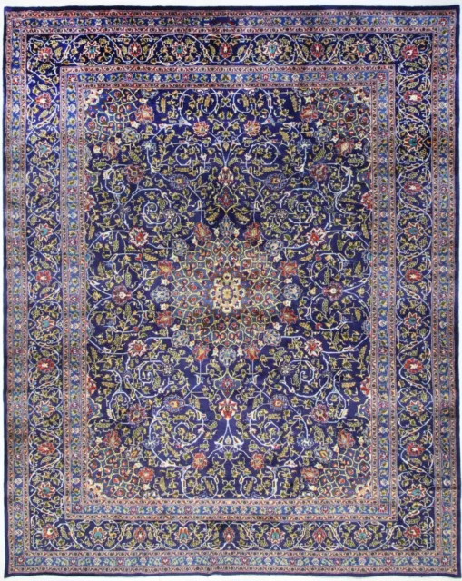 Original Alfombra Persa Kashmar 378 X 293CM N º 1948 Oriental Alfombra de Lana