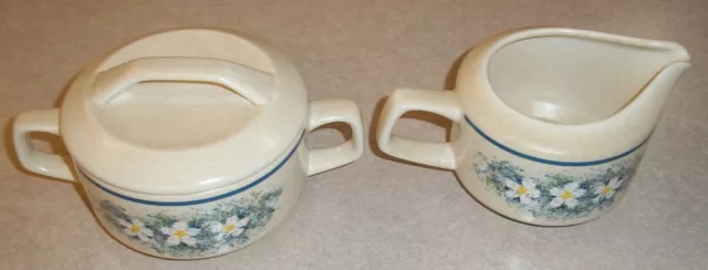 LENOX Temper-Ware DEWDROPS   SUGAR BOWL  WITH  LID   and  CREAMER SET DEW DROPS