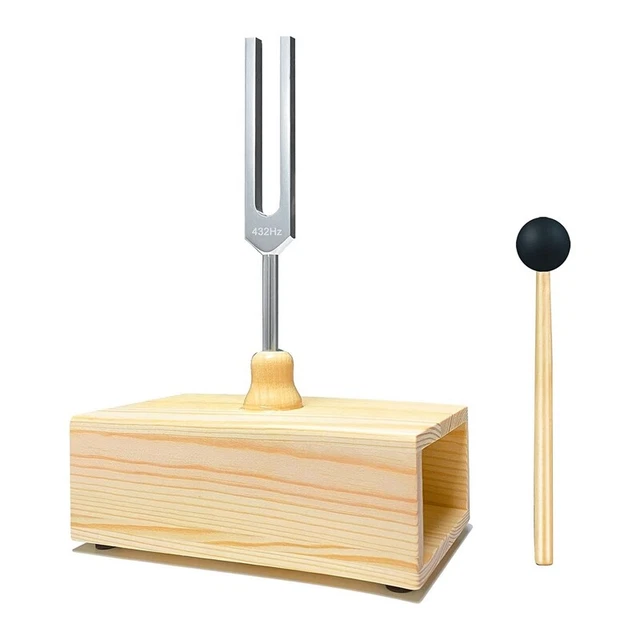 432 HZ TUNING Fork with Resonance Box,For Sound Healing,Tuning Fork5631 ...