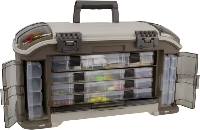 Boîte De Pêche Vintage Plano Guide Series 1234, Rangement Portable Avec Casiers