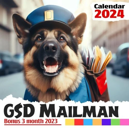 GSD MAILMAN CALENDAR 2025 Jan 2025 to Dec 2025 Bonus 3 Months Last 2023