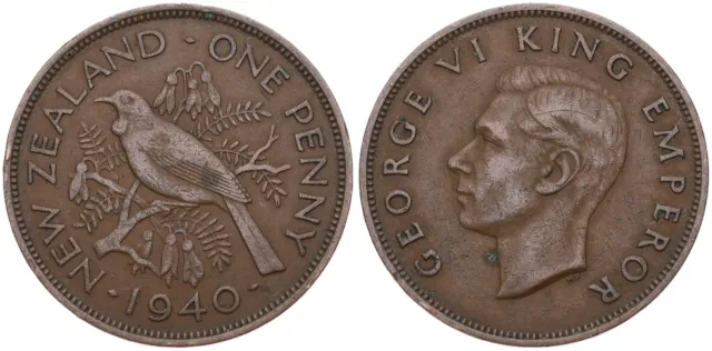 Neuseeland - New Zealand 1 One Penny 1940-1965 verschiedene Jahrgänge