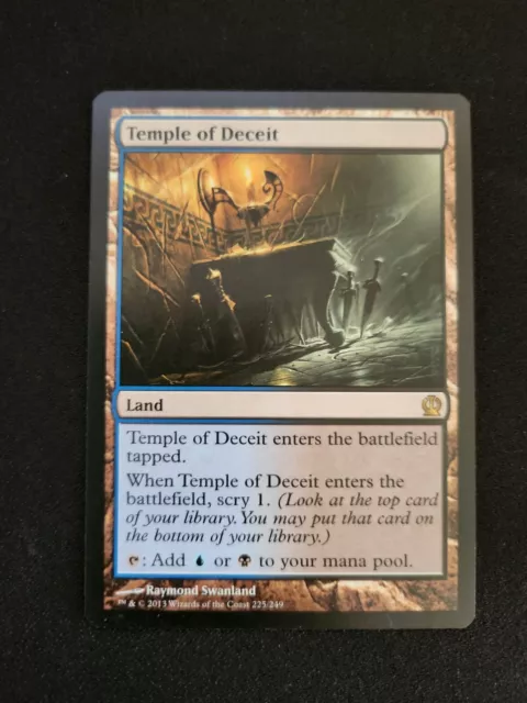 MTG - TEMPLE OF DECEIT - Theros (R)