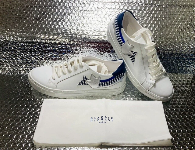 Basket femme Claudie Pierlot cuir blanches T37 sneakers deuxième démarque