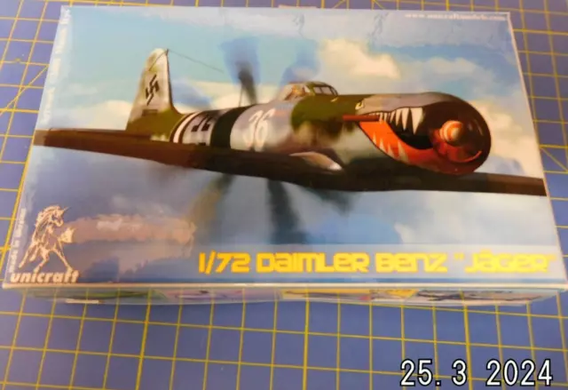 1:72 Unicraft,  Daimler Benz Jäger-Projekt Luftwaffe 46 Limitiert OVP ungeöffnet 2